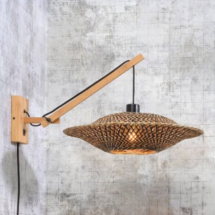 Levné svítidlo od značky Good & Mojo přírodní/černá Bambus/textil