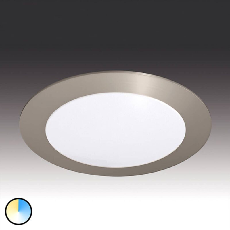 Levné svítidlo od značky Hera matný chrom plast