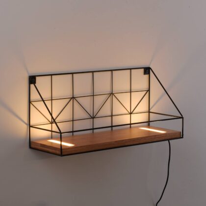 Levné svítidlo od značky JUST LIGHT. hnědá/černá kov/dřevo/plast