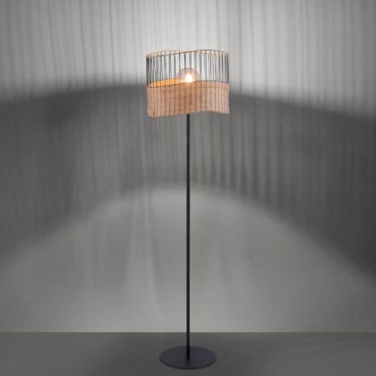 Levné svítidlo od značky JUST LIGHT. černá/přírodní dřevo kov/dřevo