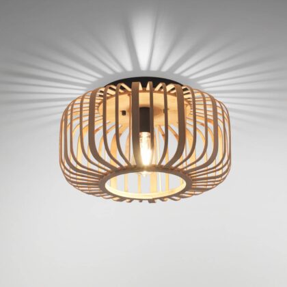 Levné svítidlo od značky JUST LIGHT. světle hnědá dřevo/plast