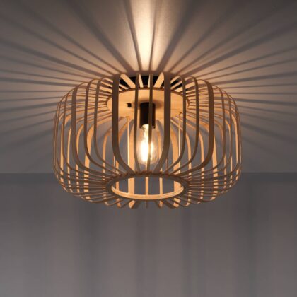 Levné svítidlo od značky JUST LIGHT. světle hnědá dřevo/plast