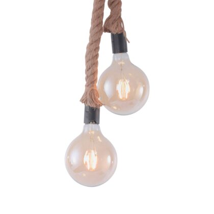 Levné svítidlo od značky JUST LIGHT. světle hnědá lano