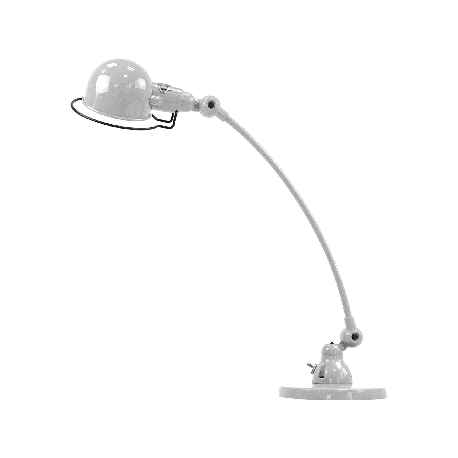 Levné světlo Jieldé Signal SIC400 stolní lampa Levné svítidlo od značky Jieldé stříbrně šedá ocel/hliník