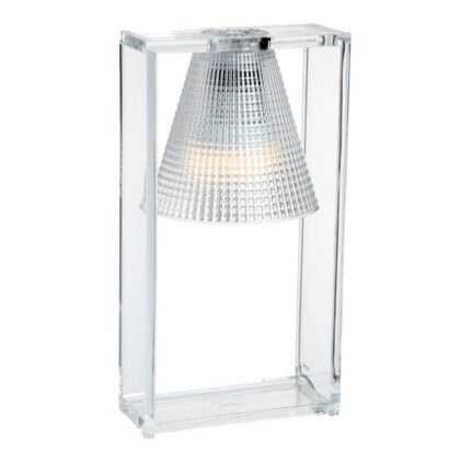 Levné svítidlo od značky Kartell transparentní termoplastický technopolymer