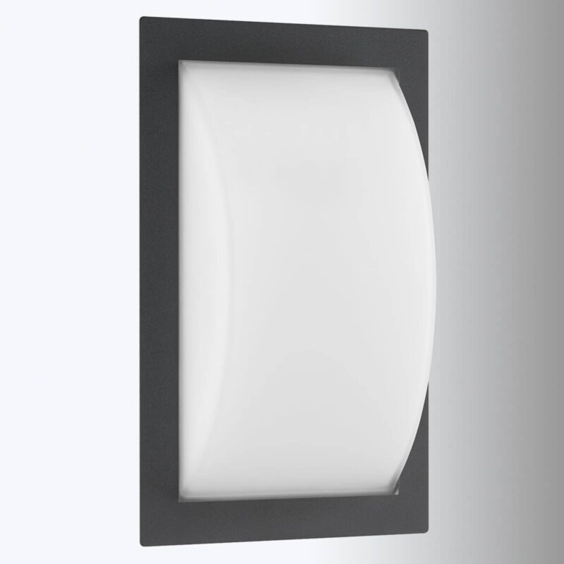 Levné svítidlo od značky LCD grafit/opál Hliník/nerezová ocel/opálové sklo