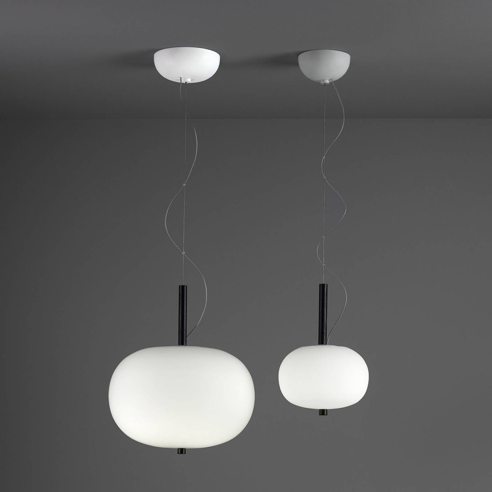 Levné světlo LEDS-C4 Grok Ilargi LED závěsné světlo světlé Ø 39 Levné svítidlo od značky LEDS-C4 světlý jasan ocel/dřevo/sklo