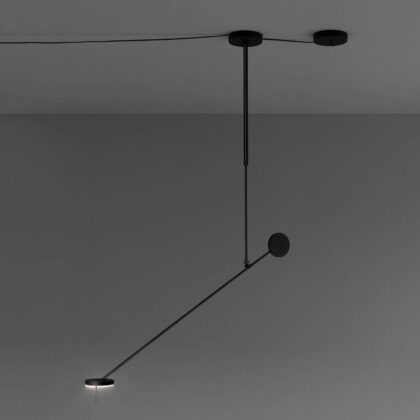 Levné svítidlo od značky LEDS-C4 matná černá hliník/ocel/PMMA