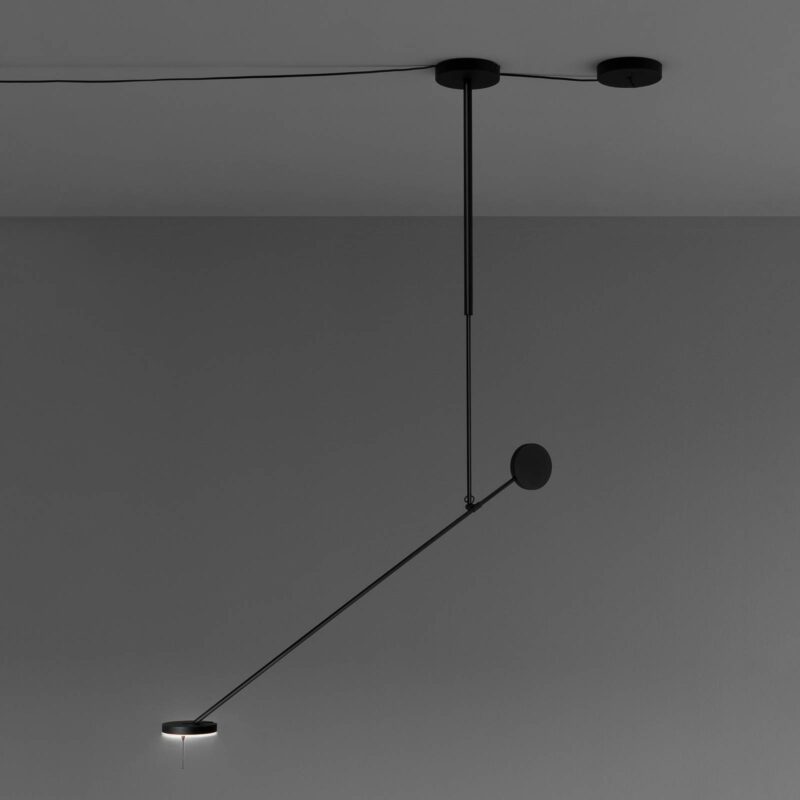 Levné svítidlo od značky LEDS-C4 matná černá hliník/ocel/PMMA