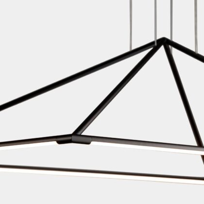 Levné svítidlo od značky LEDS-C4 černý matný hliník/PMMA
