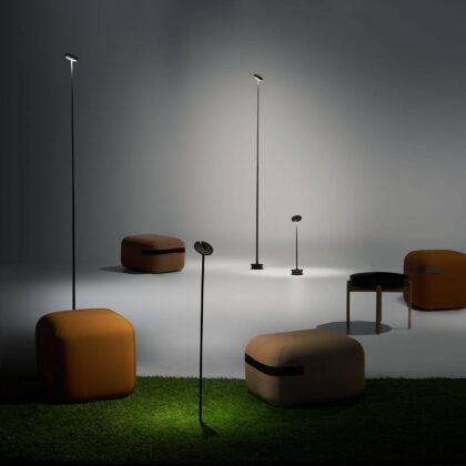 Levné svítidlo od značky LEDS-C4 černá Hliníkový odlitek/polykarbonát