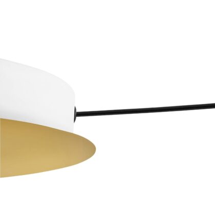 Levné svítidlo od značky LEDS-C4 čirá/mosaz/baldachýn zlatá akryl/hliník/ocel