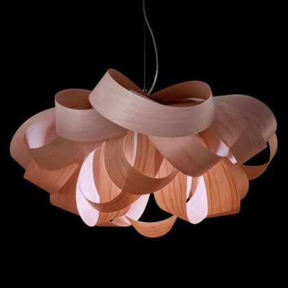 Levné svítidlo od značky LZF LamPS růžový dřevěná dýha/kov