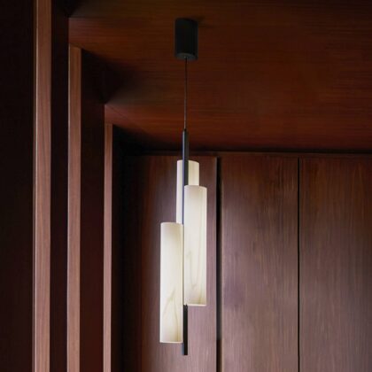 Levné svítidlo od značky LZF LamPS slonovina/černá dřevěná dýha/kov