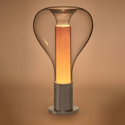 Levné svítidlo od značky LZF LamPS čirá/hliník/buk dřevěná dýha/sklo/kov