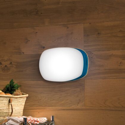 Levné svítidlo od značky LZF LamPS modrý/bílý dřevěná dýha/kov/plast