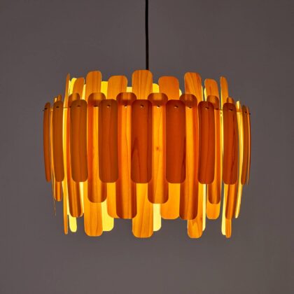 Levné svítidlo od značky LZF LamPS žlutý dřevěná dýha/kov/plast