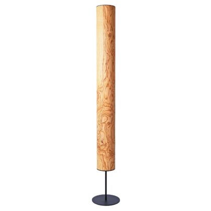 Levné svítidlo od značky LeuchtNatur olivové dřevo/s fládrováním/černá dřevo/kov