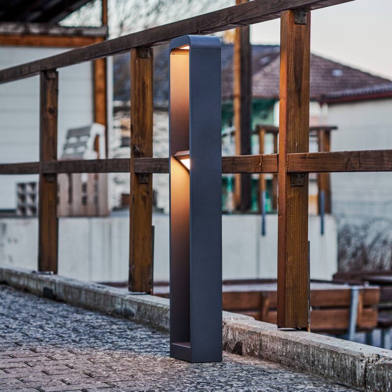 Levné svítidlo od značky Lindby tmavě šedá hliník/plast
