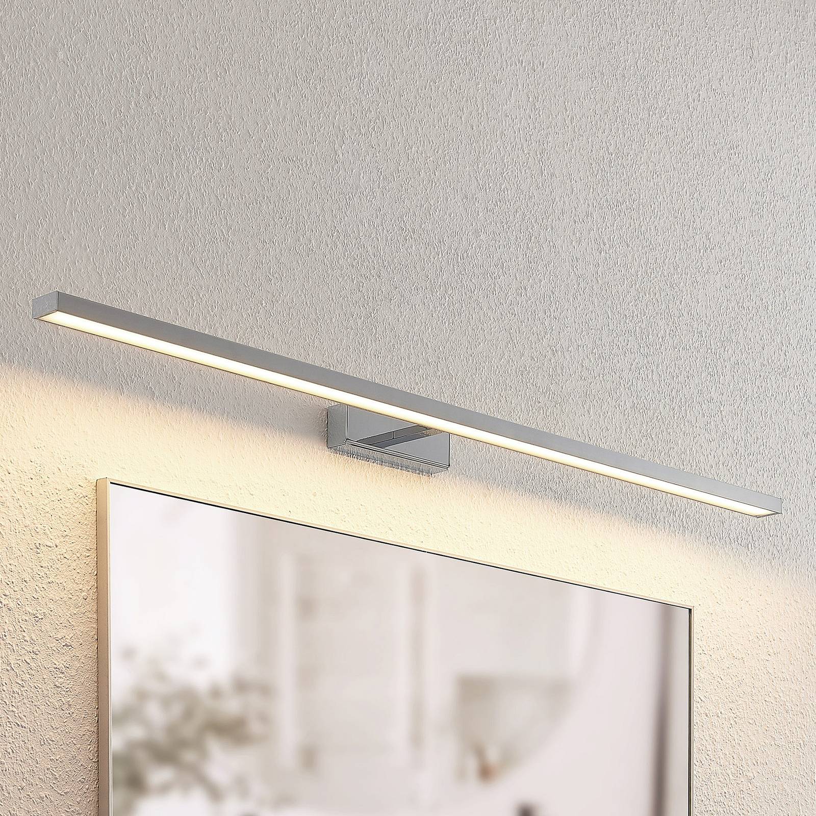 Levné světlo Lindby Jukka LED světlo nad zrcadlo koupelna 120cm Levné svítidlo od značky Lindby bílá/chrom hliník/plast