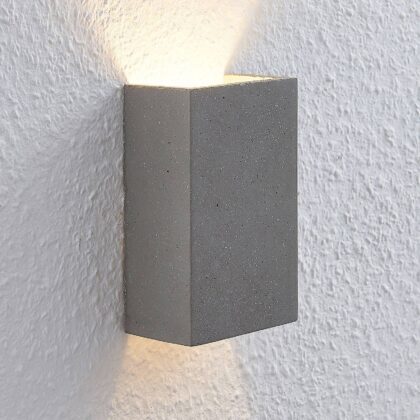 Levné svítidlo od značky Lindby šedá Beton