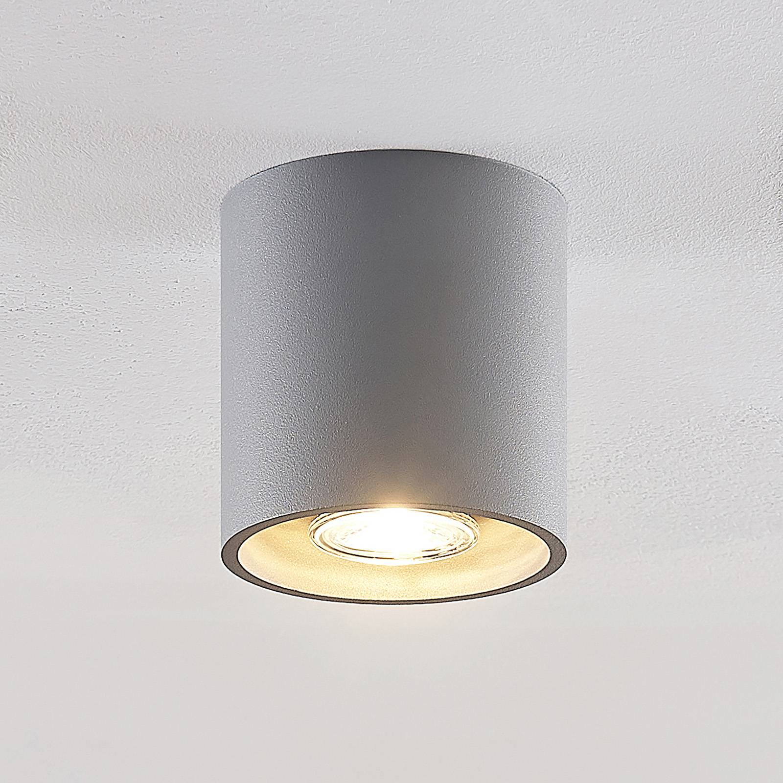 Levné světlo Lindby Parvin downlight hliník Levné svítidlo od značky Lindby šedá hliník