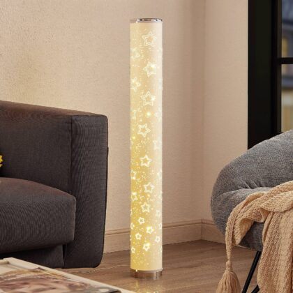 Levné svítidlo od značky Lindby bílá/chrom/stříbrná polypropylenová folie/plast