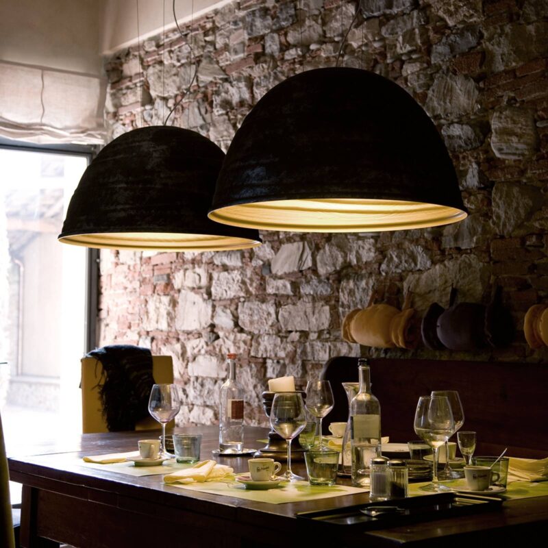 Levné svítidlo od značky Martinelli Luce stříbrošedá/zlatá hliník