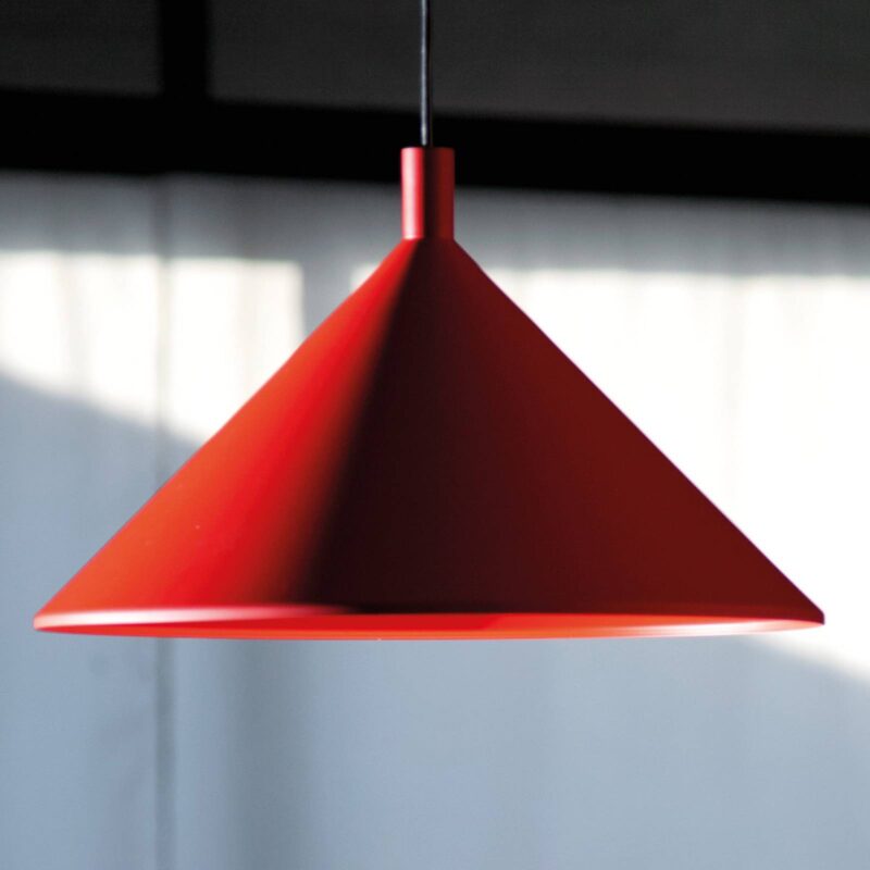 Levné svítidlo od značky Martinelli Luce červená hliník