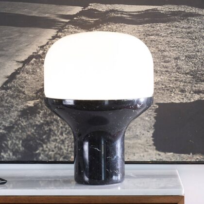 Levné svítidlo od značky Martinelli Luce černý; opálový mramor/sklo