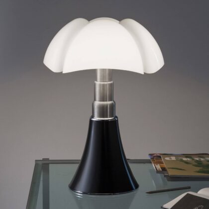 Levné svítidlo od značky Martinelli Luce tmavě hnědý/nerezová ocel satinovaná/opálový bílý nerezová ocel/methakrylát