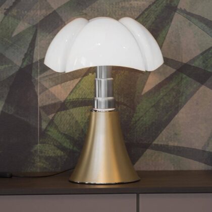 Levné svítidlo od značky Martinelli Luce mosaz satinovaná/nerezová ocel satinovaná/opálový bílý nerezová ocel/methakrylát