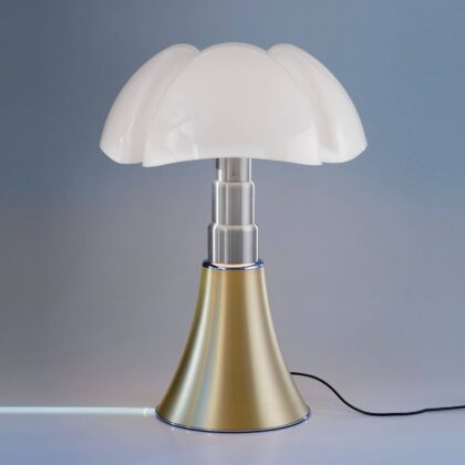 Levné svítidlo od značky Martinelli Luce mosaz satinovaná/nerezová ocel satinovaná/opálový bílý hliník/nerezová ocel/methakrylát