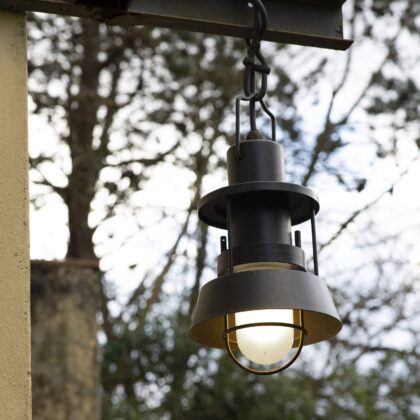 Levné svítidlo od značky Martinelli Luce antracit hliník/litá pryskyřice/sklo