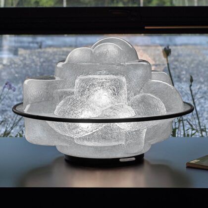 Levné svítidlo od značky Martinelli Luce transparentní/černý metakrylát/syntetická pryskyřice/sklolaminát/kaučuk/hliník
