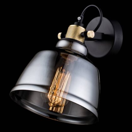 Levné svítidlo od značky Maytoni kouřově šedá/černá/zlatá kov/sklo