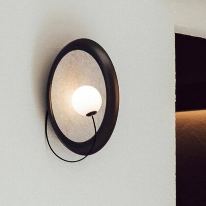 Levné svítidlo od značky Milan Iluminación antracitová (RAL 7016)/šedá/opálová Ocel/plsť/sklo