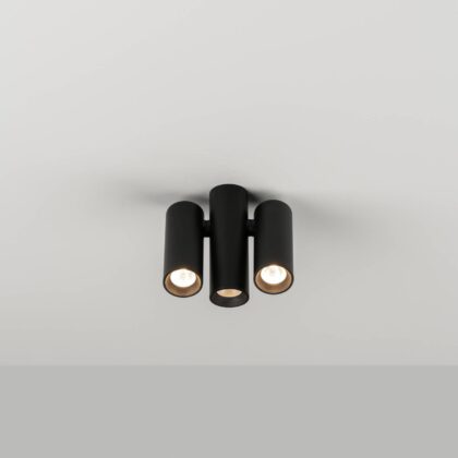 Levné svítidlo od značky Milan Iluminación černá (RAL9005) hliník