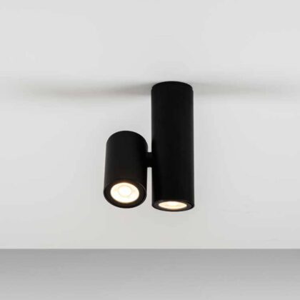 Levné svítidlo od značky Milan Iluminación černá matná (RAL9005) hliník
