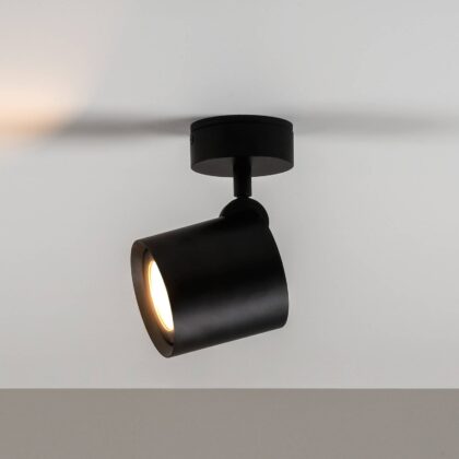 Levné svítidlo od značky Milan Iluminación černá matná (RAL9005) hliník