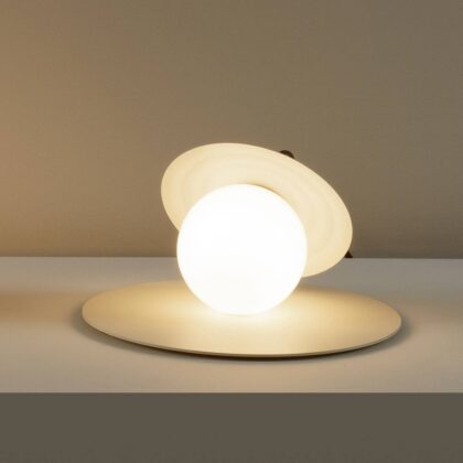 Levné svítidlo od značky Milan Iluminación norková (NCS S2005-Y10R)/opálová hliník/ocel/sklo