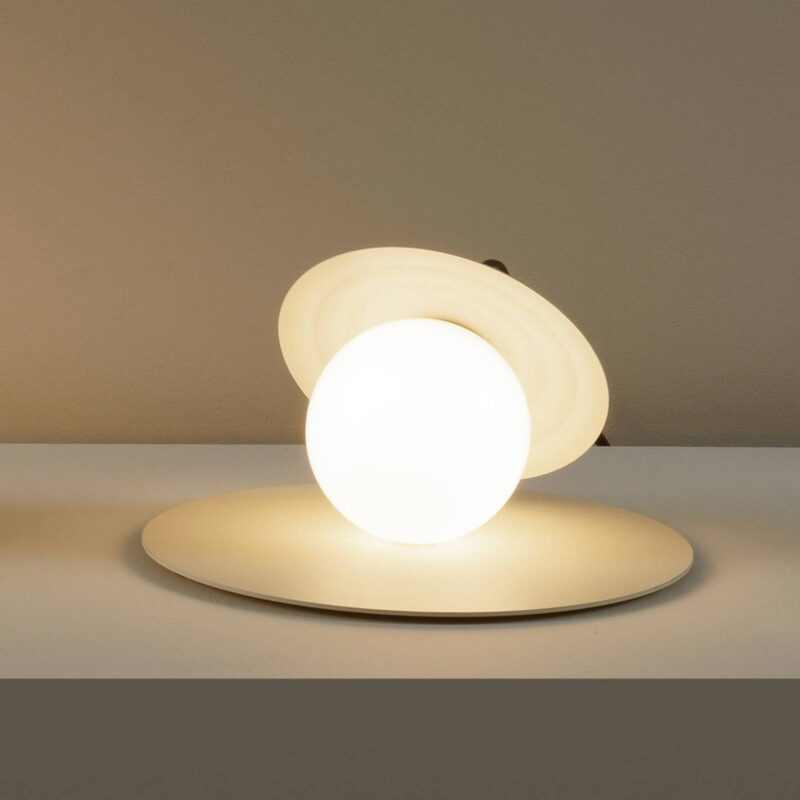 Levné svítidlo od značky Milan Iluminación norková (NCS S2005-Y10R)/opálová hliník/ocel/sklo