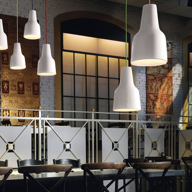 Levné svítidlo od značky Modo Luce bílé keramika/textil