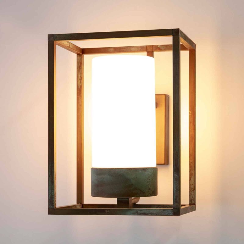 Levné svítidlo od značky Moretti Luce antická mosaz/opálová mosaz/sklo