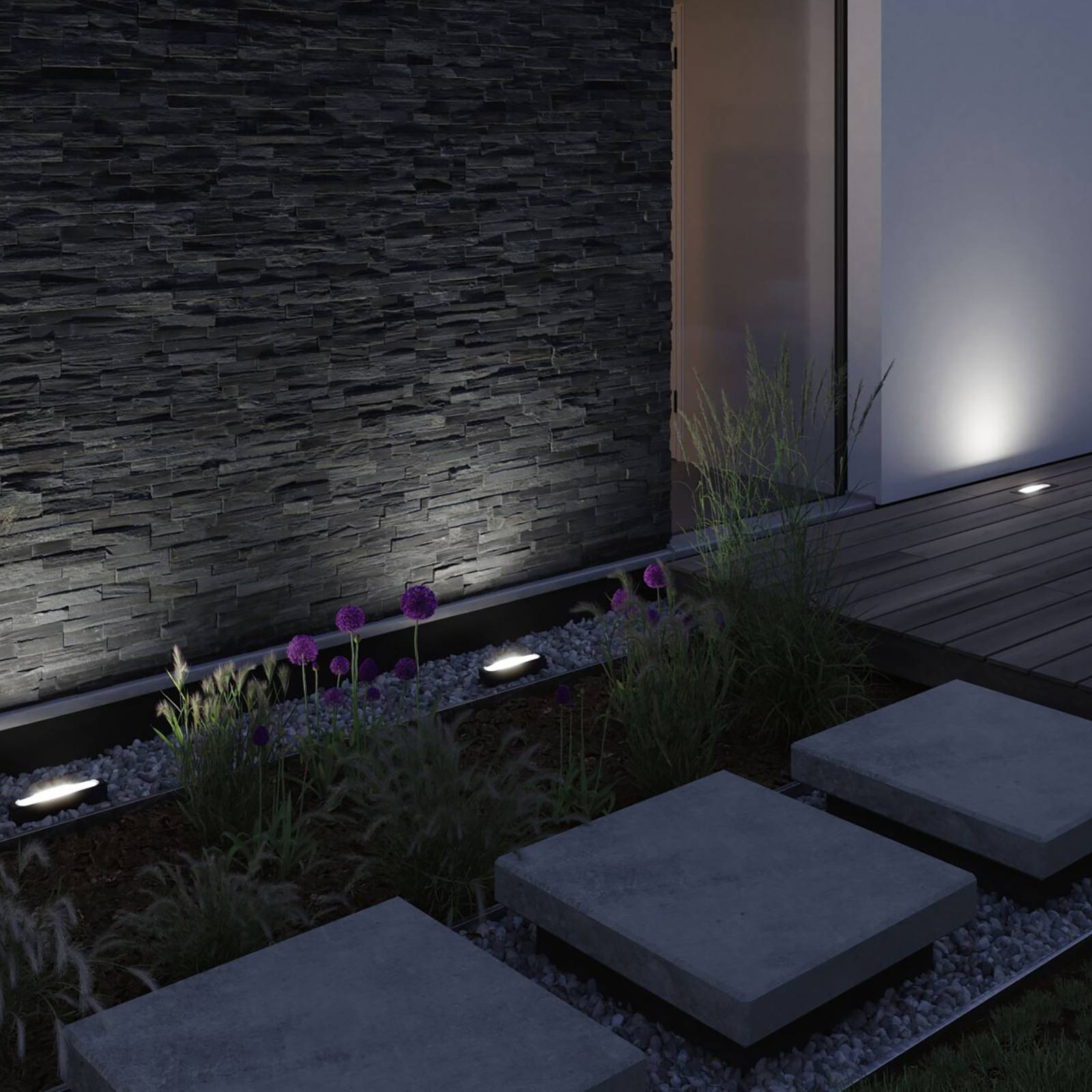 Levné světlo Paulmann Plug & Shine LED myčka stěn Flotas Levné svítidlo od značky Paulmann antracitová/čirá Kov