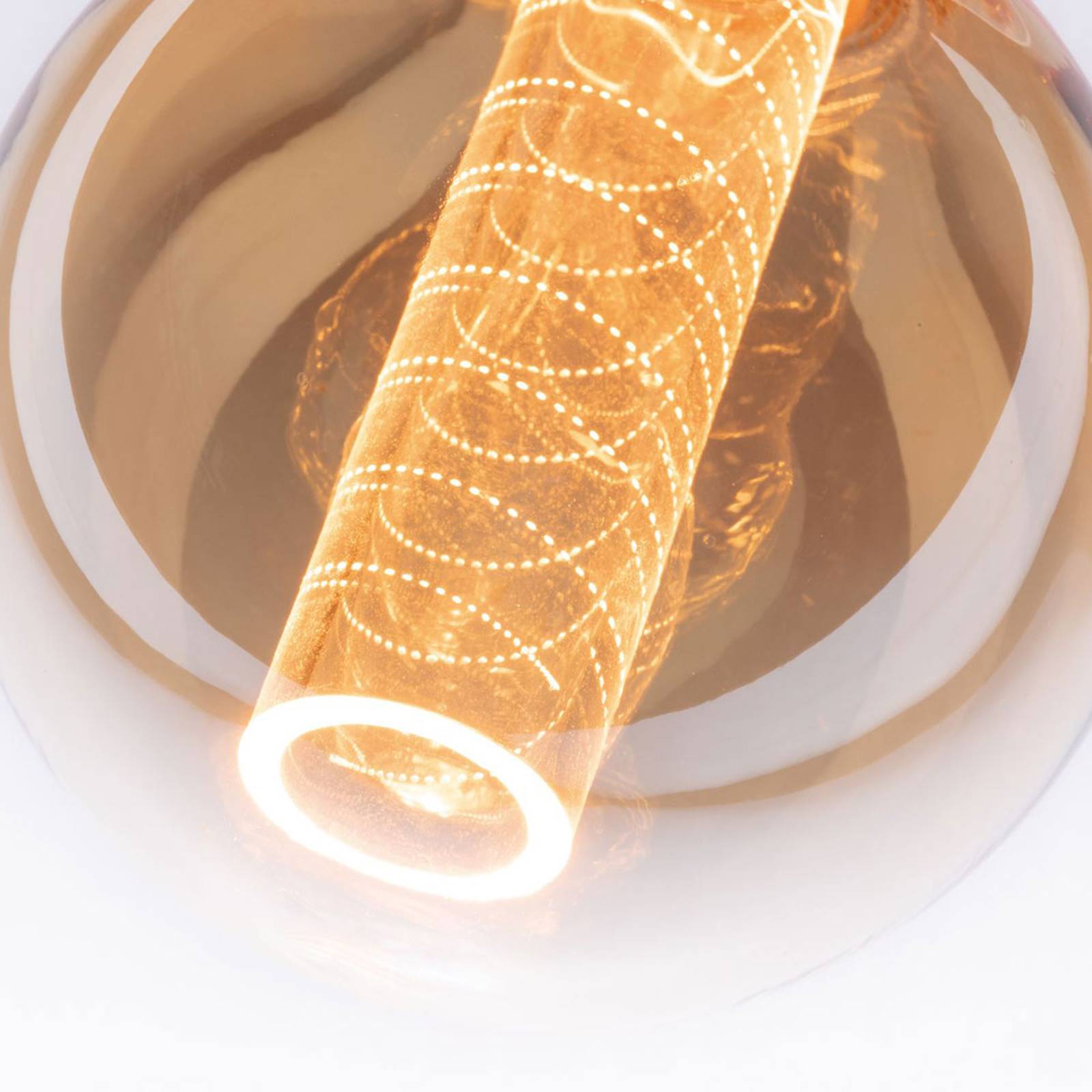 Levné světlo Paulmann Skleněná LED žárovka E27 4W G95 Inner Glow spirálový vzor Levné svítidlo od značky Paulmann Sklo