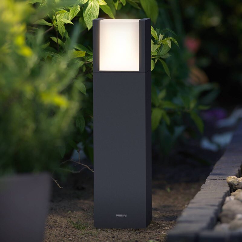 Levné svítidlo od značky Philips antracit/bílá satinovaná hliník/plast