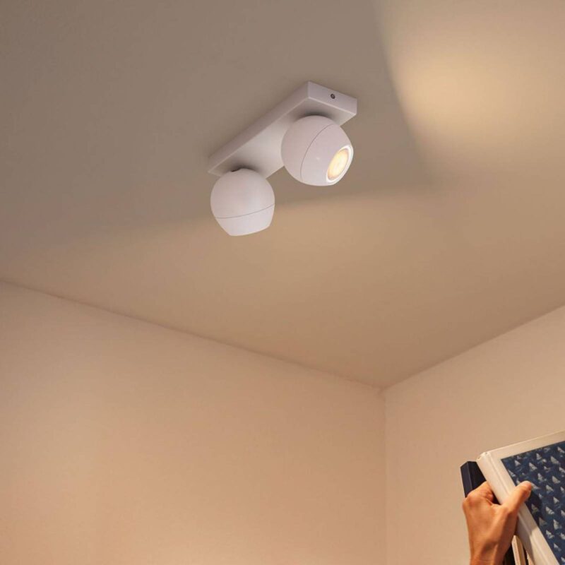 Levné svítidlo od značky Philips Hue bílé kov