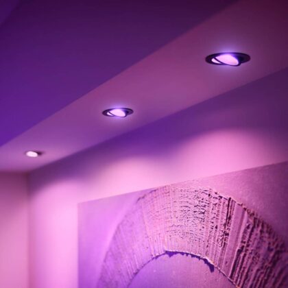 Levné svítidlo od značky Philips Hue černá plast