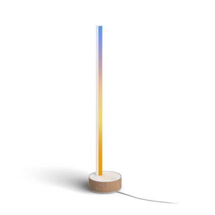 Levné svítidlo od značky Philips Hue bílý/světlý dub Hliník/dřevo
